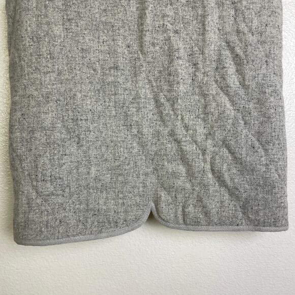 SuitSupply Quilted Bodywarmer Vest Mens XS Gray Jacket Reversible Snap Front - Picture 9 of 13